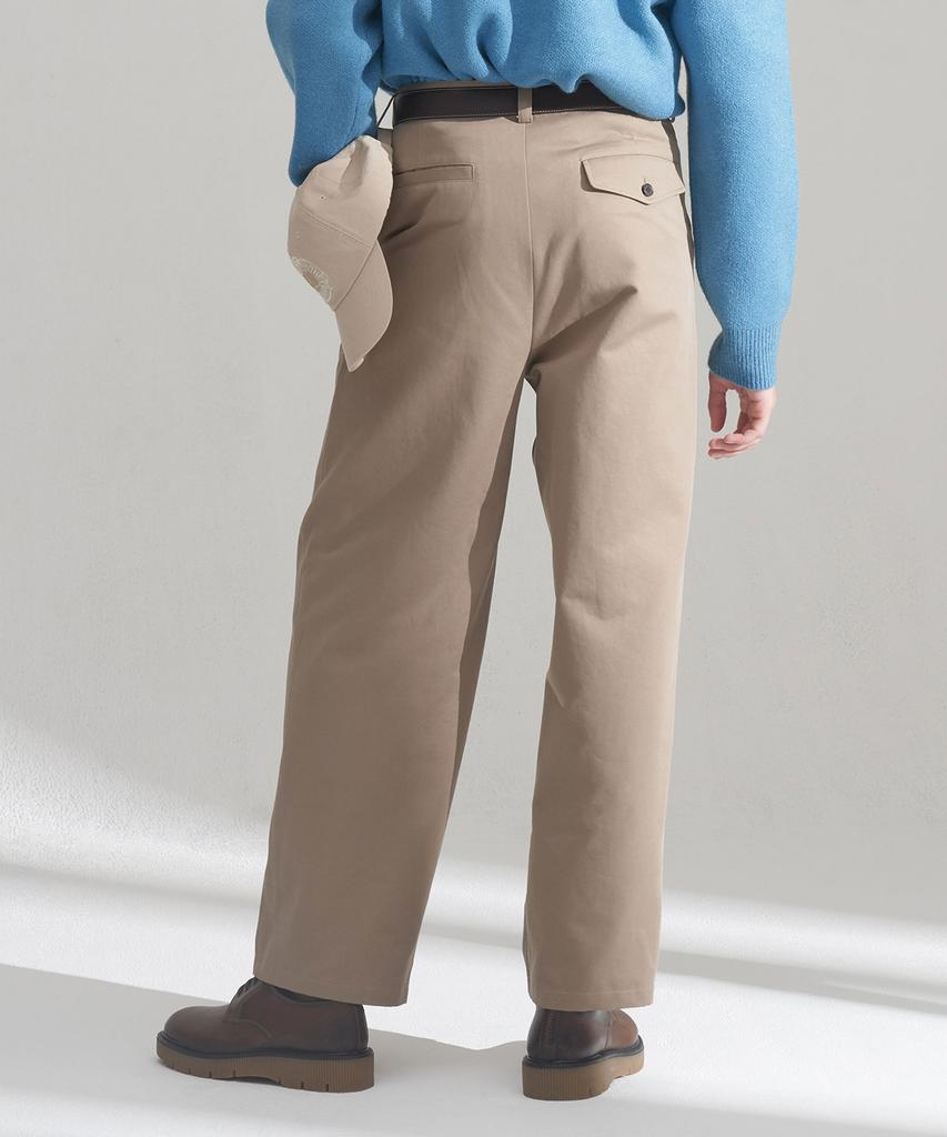 WMC Double-Pleat Balloon Chino Pants_Beige