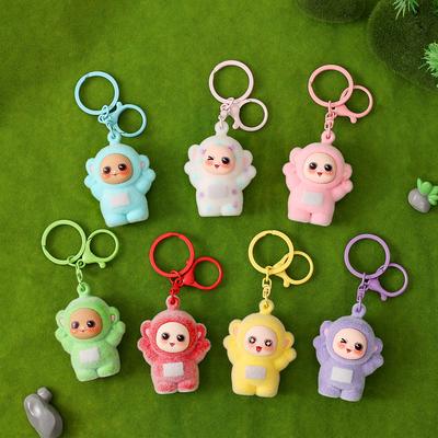 Keychain Small Pendant Four-color Baby Gift Stall Car Key Small Commodity Schoolbag Baby Catcher Toy