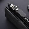 Men's High-End Casual Zipper Wallet - Short, Large Capacity, Multifunctional Billfold & Coin/Card Holder.