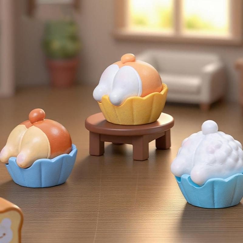 Cake Cup Figurines Mini Cake Cup Decors Waterproof Toy Playsets Miniature Doll Garden Figurines Cake Toppers Party Favor