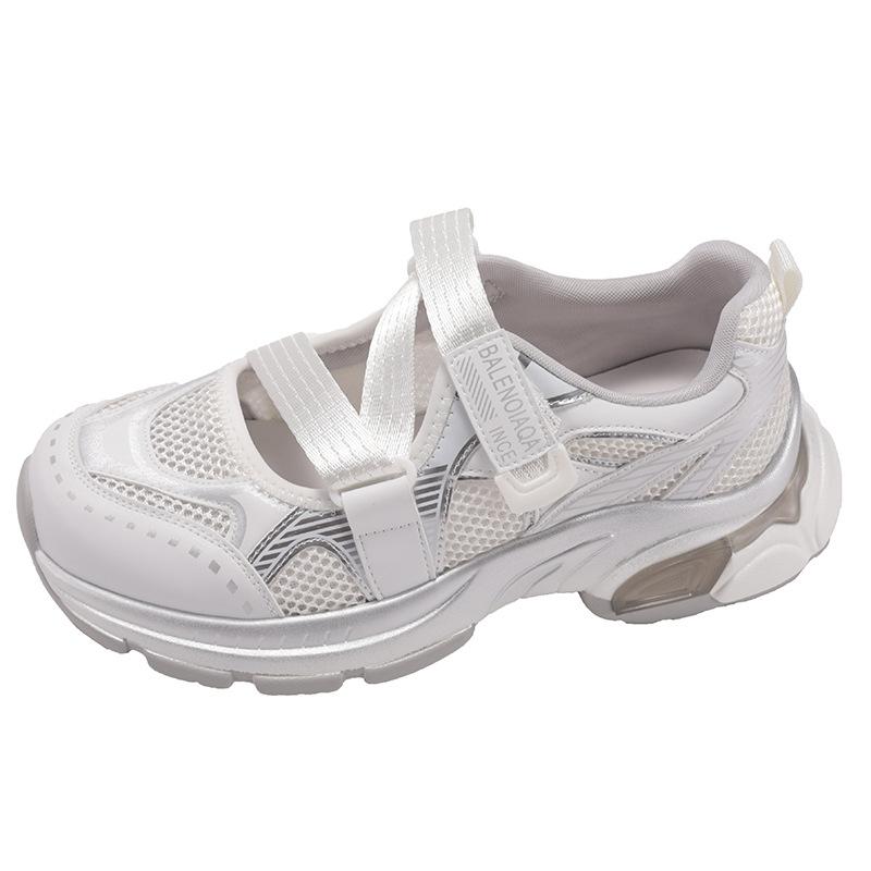 Round Head Shows Small Height and Platform Dad Shoes for Women's 2025 New Models, Light and Breathable In Summer, Ugly and Cute, Sports and Leisure
