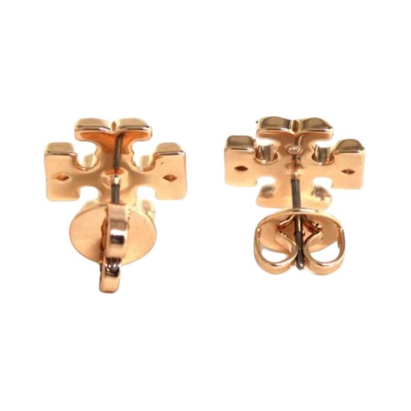 TORY BURCH Brand Design Brass Earrings Women's Rose 159238 654-rose gold F