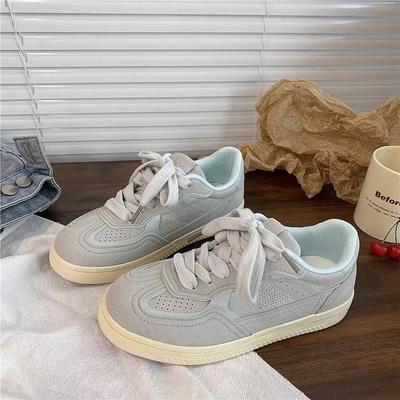 Flat Bottom Versatile Little White Shoes Women's Summer New Breathable Simple Retro German Training Shoes Board Shoes Sports and Leisure Shoes