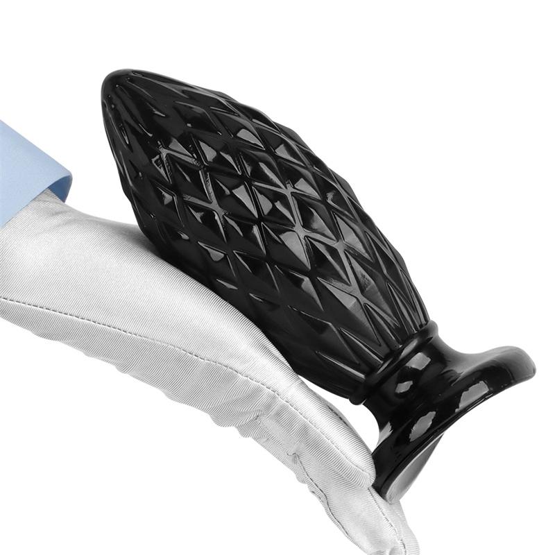 Super Large Black Stimulating Soft Anal Plug Suction Cup Anal Sex Supplies Adult Toys