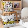 S-Snoopy Cartoon Pillowcase Toon Gift Cushion Cover Bedroom Home Sofa Chair Seat Decor Pillow Case