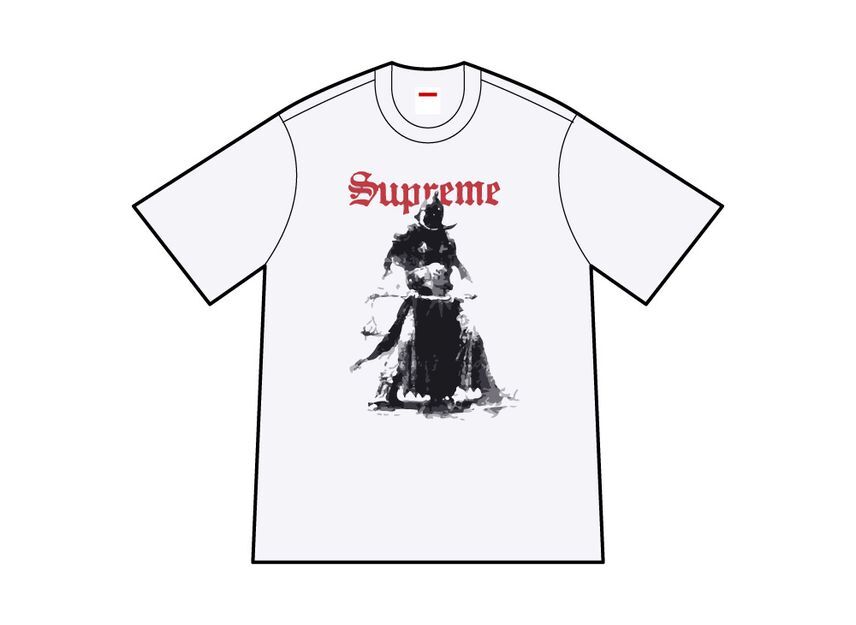 Supreme Frank Frazetta Destruction Tee White M