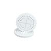 2PCS Disc/Disk 100mmx10mm DIY Braiding Plate Round Kumihimo Jewelry Desgin Board Disc Disk Tray