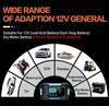 12V 6A Smart Pulse Repair Charger with LED Display for SUV & Motorcycle