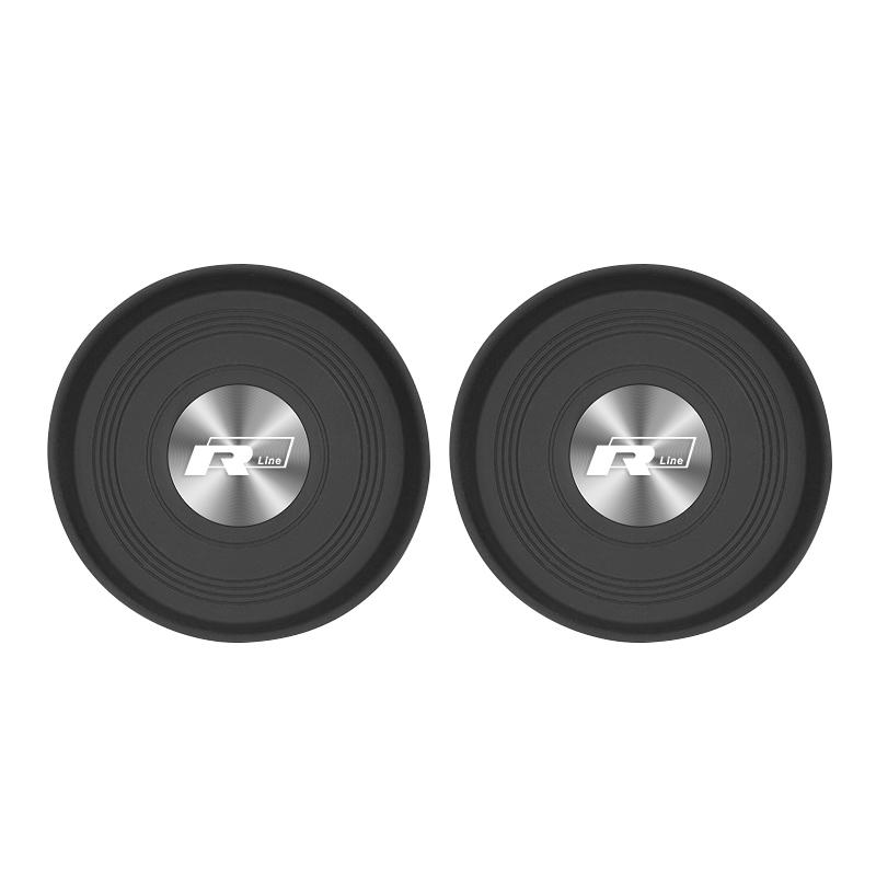 2Pcs Car Anti-Slip Silicone Coaster Auto Water Cup Pads For Volkswagen VW Arteon Caddy Magotan CC Teramont Touran T-Cross PassatNI7