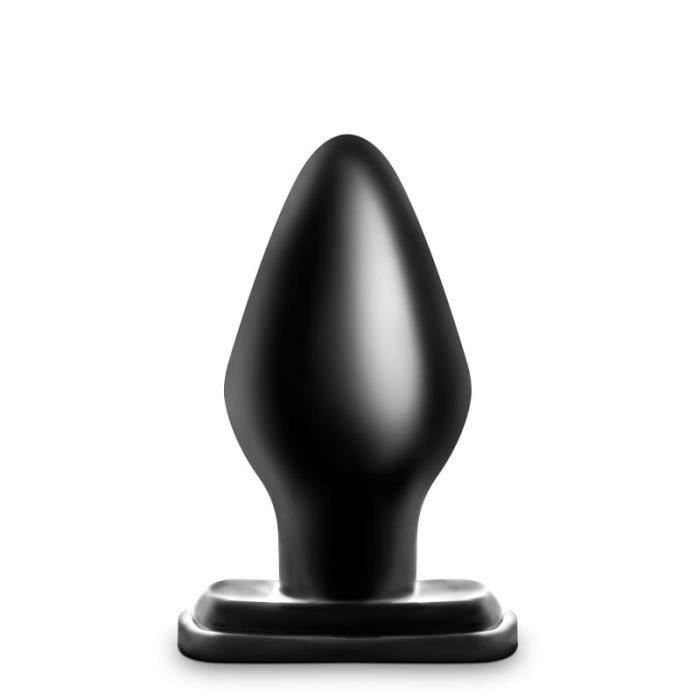 Plug anal - Anal Adventures - XXL - Silicone - Noir - 15,20 cm de longueur