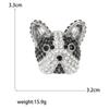 Trendige niedliche Strass-Welpen-Brosche, weiblicher Charme, lässige Schönheit, Hundebroschen für Frauen, Party, Hochzeitsgeschenke