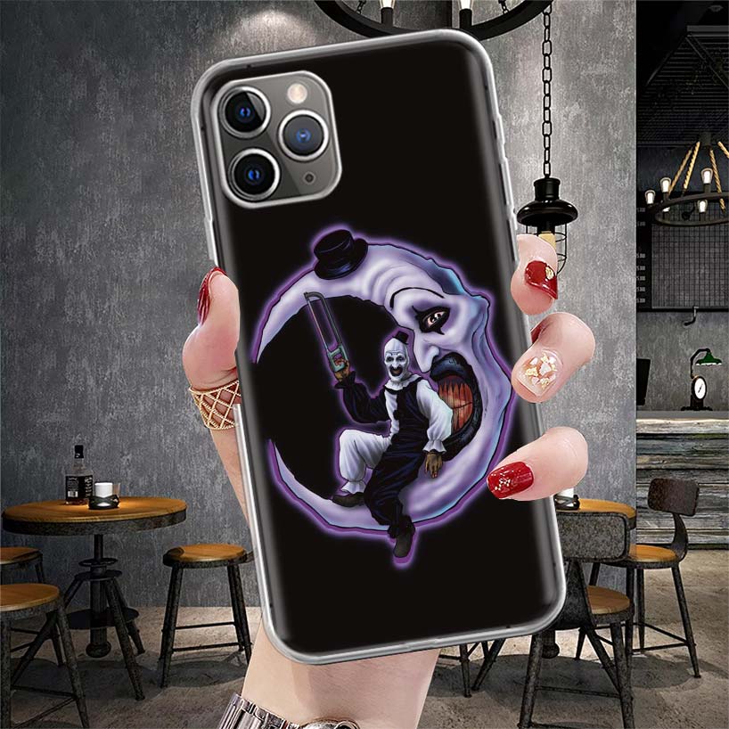Horror Movie Terrifier Soft Phone Case For IPhone 11 17 Air 16E 16 Pro Max 15 + 14 Plus 13 Mini 12 Apple 7 SE 8 Fundas Coque 11