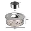 Elegant Stainless Steel Teapot Warmer for Home and On-the-Go