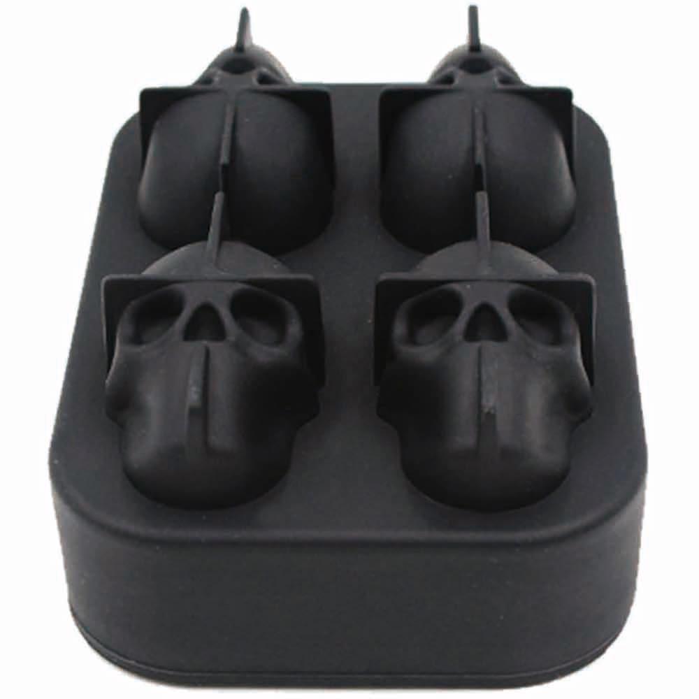 3D forma na výrobu ľadových kociek s lebkou na halloweensku lebku na výrobu podnosov na víno na whisky barové párty potreby