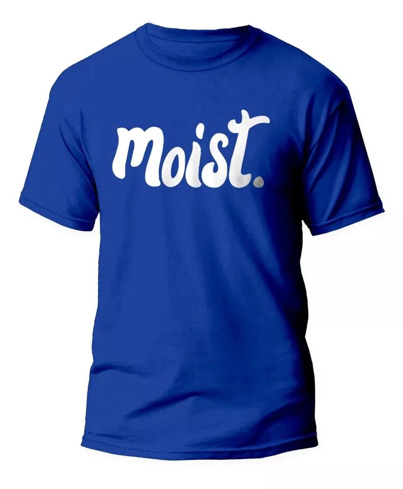 MOIST. - FUNNY SLOGAN Mens T-Shirt M