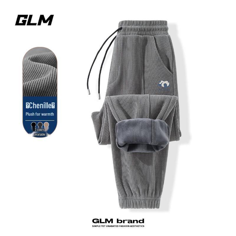 

GLM Men s Winter Fleece-Lined Chenille Jogger Pants 4XL