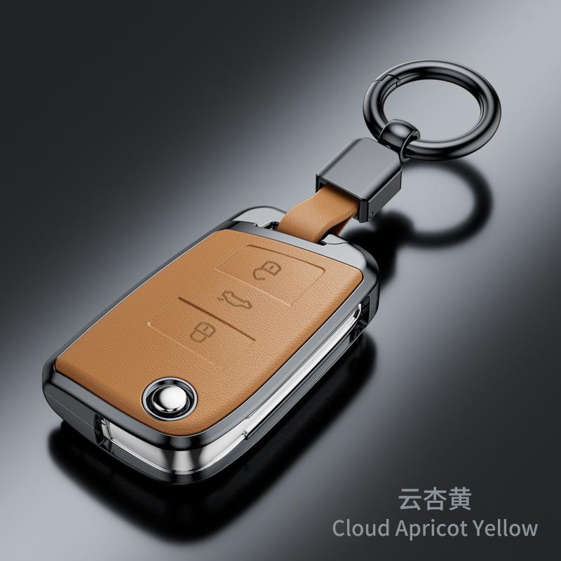 Plastic Car Key Case Remote Cover Shell Holder Keyring Fob For VW Volkswagen T-ROC Golf 7 Polo Tiguan T-Cross Jetta EOS Beetle