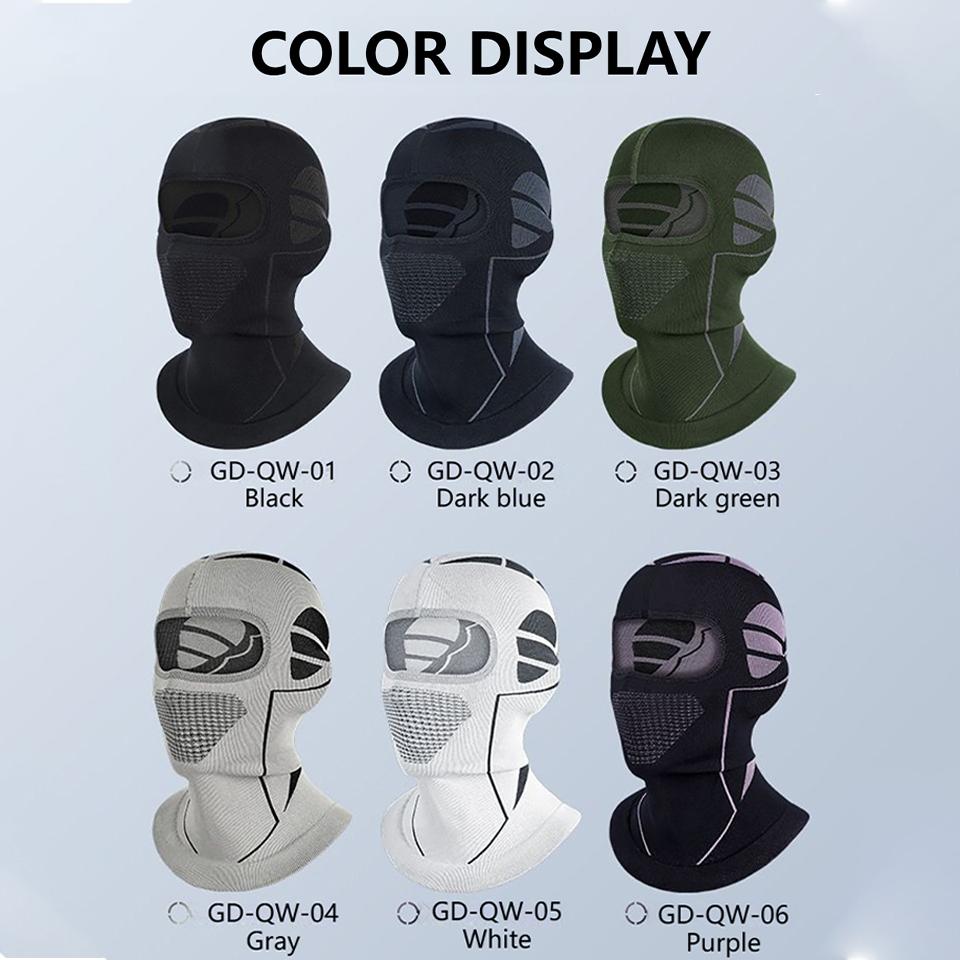 Durable And Safe Getinfit Cycling Mask Moisture Absorption Neck Guard Windproof Headgear Breathable Mesh Mouth Nose Locomotive Helmet Inner Liner