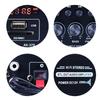 Home Mini Amplifier DC12V Audio Power Amplifier Stereo Subwoofer Bluetooth Player For Home Speakers and Car Media Systems