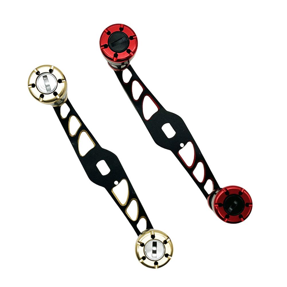 Fishing Reel Arm Aluminum Alloy Baitcasting Fishing Reel Rocker Dual Grip Handle Fishing Accessories