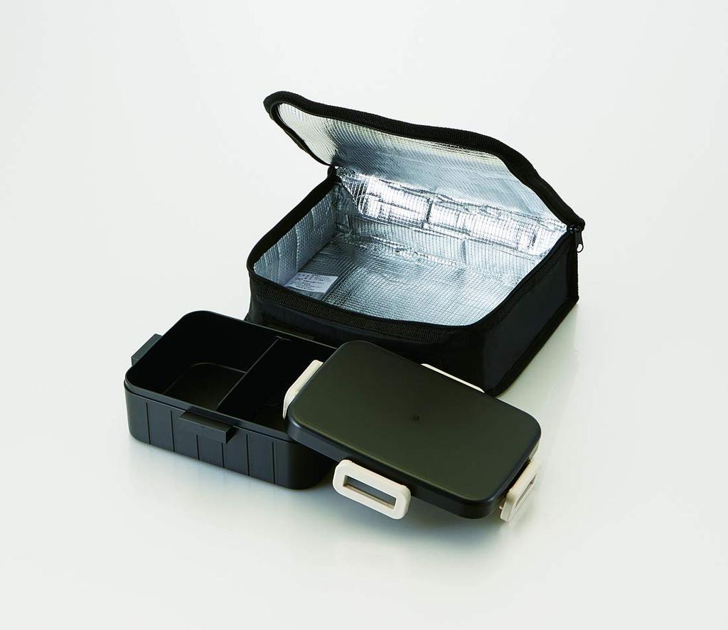 Next Style Lock Bento 1 with Insulated 600ml Made In Model YZFL7 4-Point Box, Tier, Bag, Capacity, Japan,