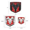 3D Metal Car Sticker Ram's Head Badge Accessories Decorative For Dodge Ram Caliber 1500 Caliber Challenger Charger T888