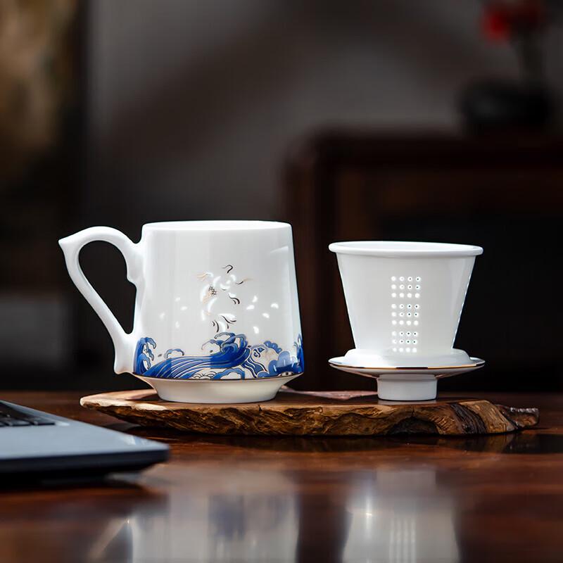 Jingdezhen Linglong Porcelain Tea Filter Cup
