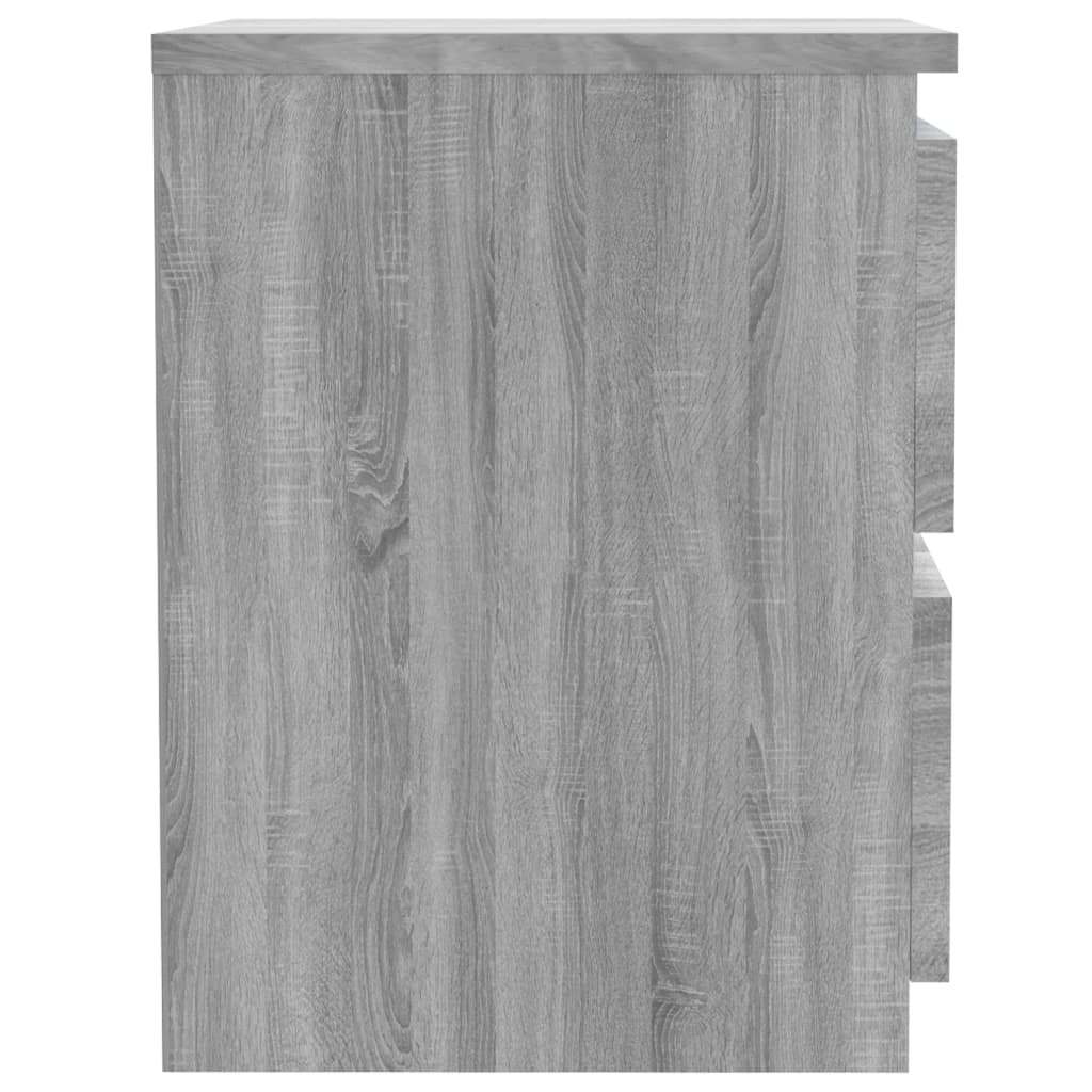 Nightstand Gray Sonoma 30*30*40 cm Particleboard
