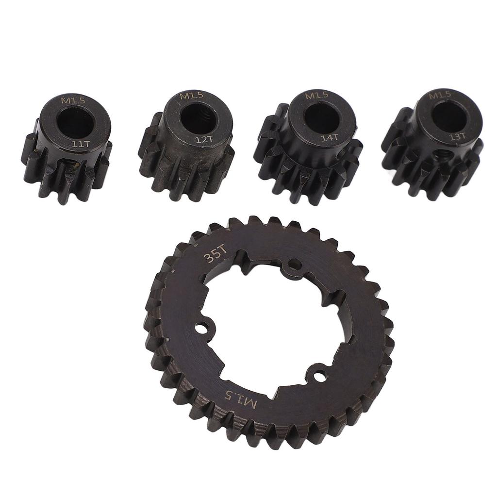 RC Car Gear Set Steel 35T Spur Gear 11T?14T Motor Pinion Gear Replacement for TRAXXAS 15 X?Maxx 6S