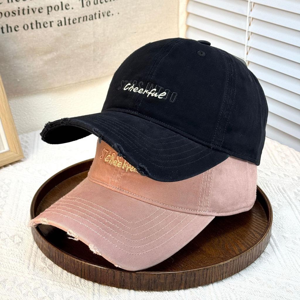 Fashion Hat spring new letter embroidery worn old baseball cap children spring and summer fashion versatile sunshade cap tide