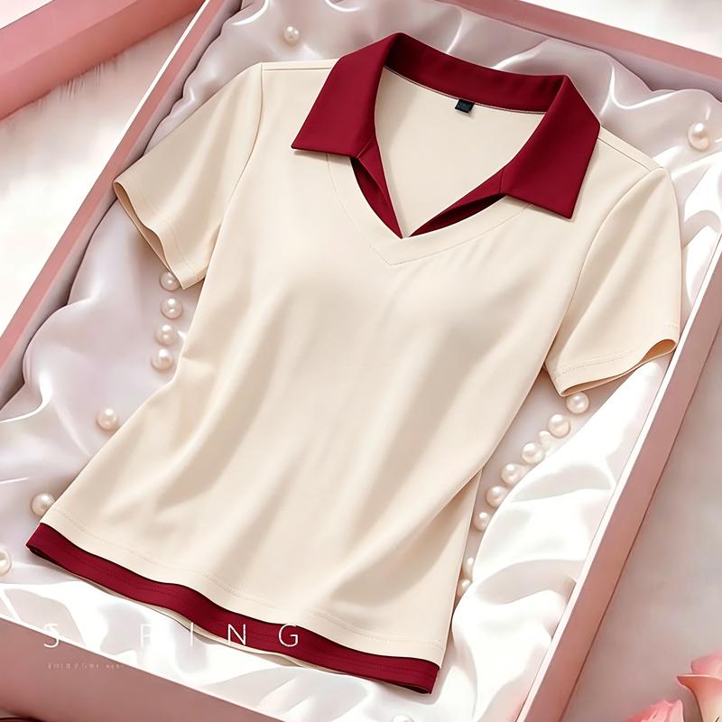 Short Sleeved Sports T-shirt Women's Summer Loose Casual T-shirt