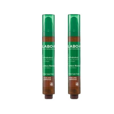 Labo H Scalp Strengthening Clinic Hairline Ampoule 15 Ml Set (Hair Loss Relief Double Pack + 50 Ml Shampoo)
