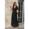 New V-neck High-waisted Strappy Split Long Dresses