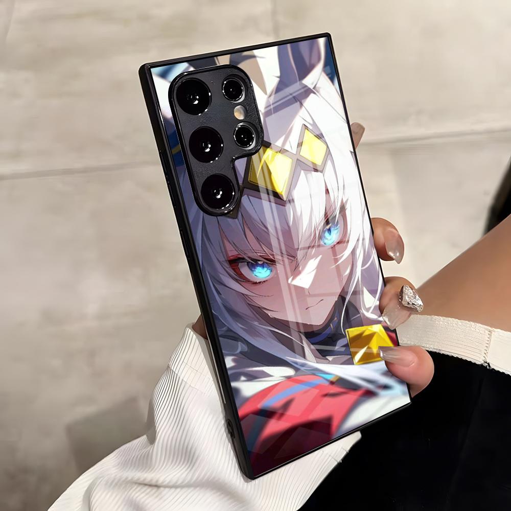Uma Musume Pretty Derby Phone Case For Samsung S25 Edge Ultra S23 S22 S21 S20 Ultra Plus S24 Fe A54 A53 A25 Glass Cover