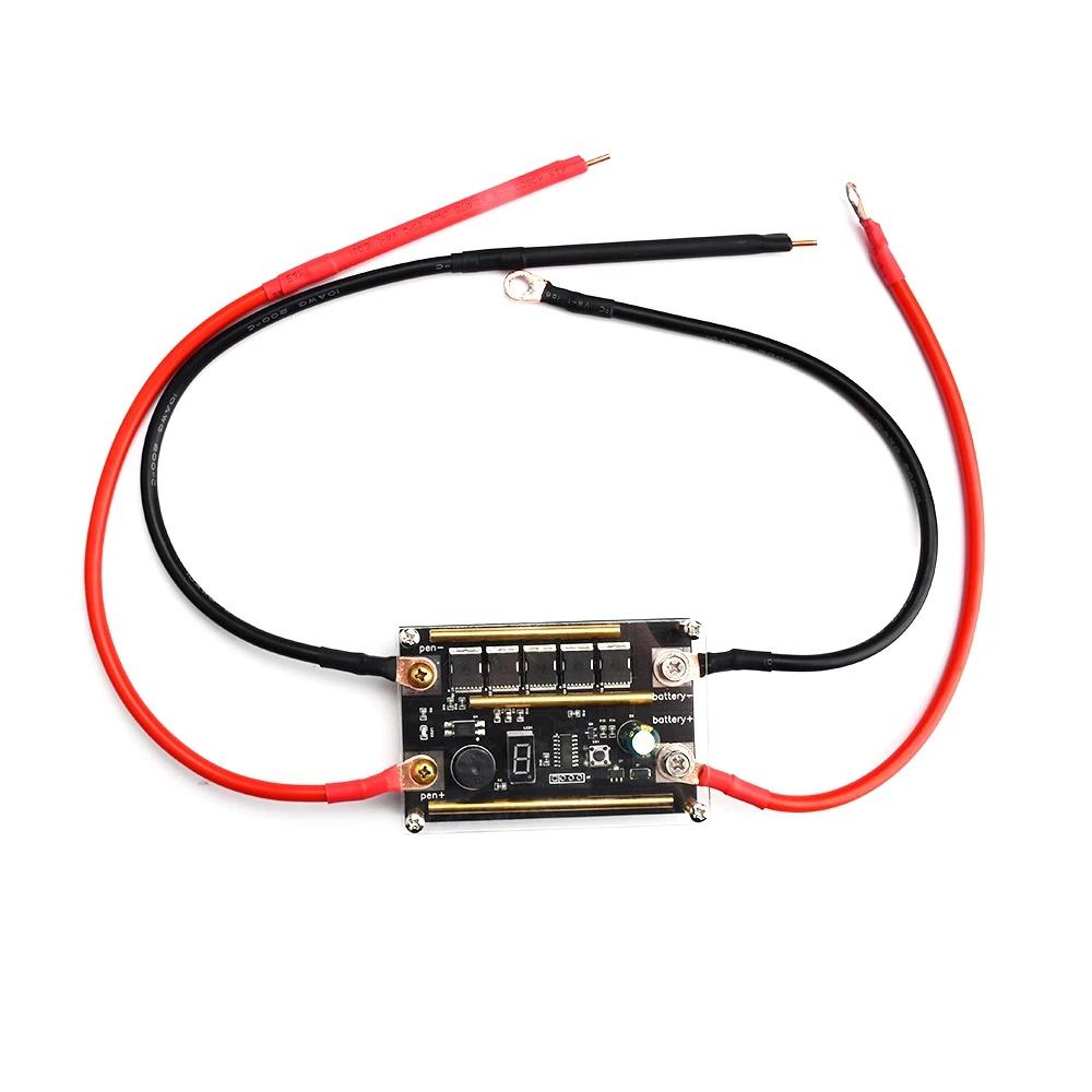 Portable 12V 18650 Lithium Battery 5MOS Spot Welder Motherboard DIY Battery Spot Welder Set with 9 Gears Power Adjustment