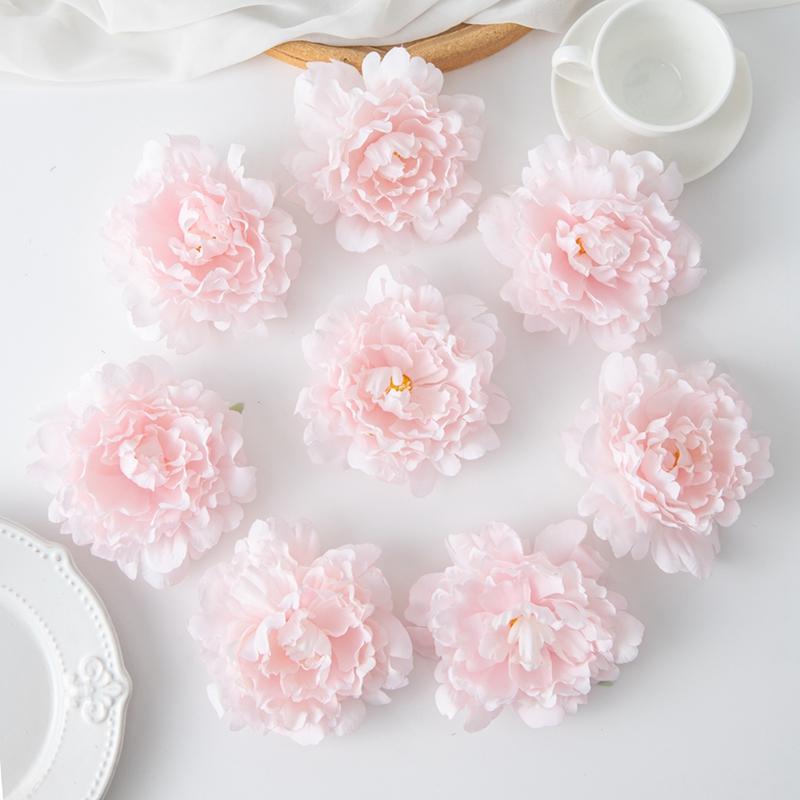 5/10 STÜCKE Künstliche Blumen Frühling und Sommer Seidenpfingstrose Hochzeitskleid Dekoration DIY Zuhause Weihnachten Vasenornamente Scrapbook