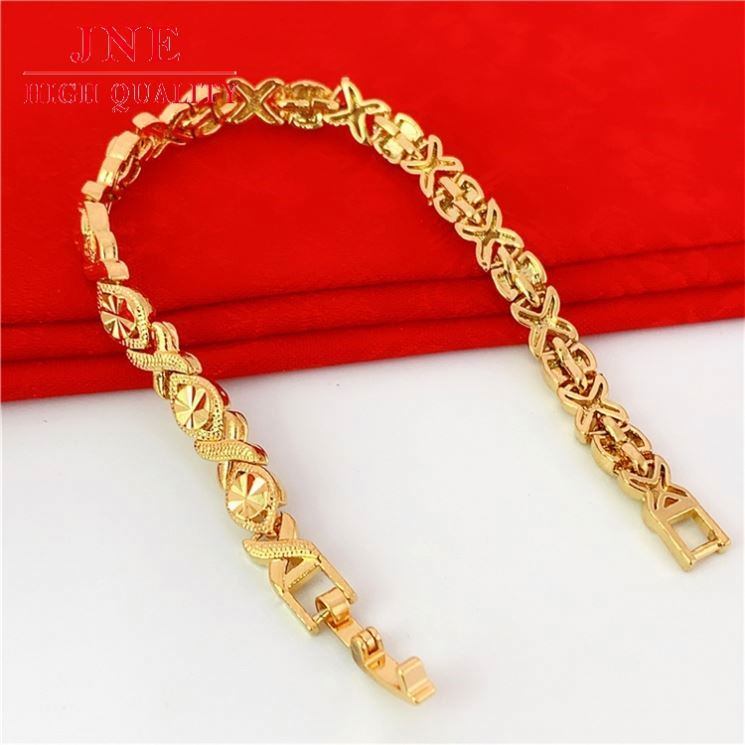 Gold-Plated Olive Bracelet Vietnam Placer Gold Lucky Beads Rose Bracelet Brass Gold-Plated Non-Fading Goddess Bracelet