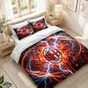 Bedding Set 1 Duvet Cover 2 Pillowcases AC Milan Print Bedroom Home Decoration