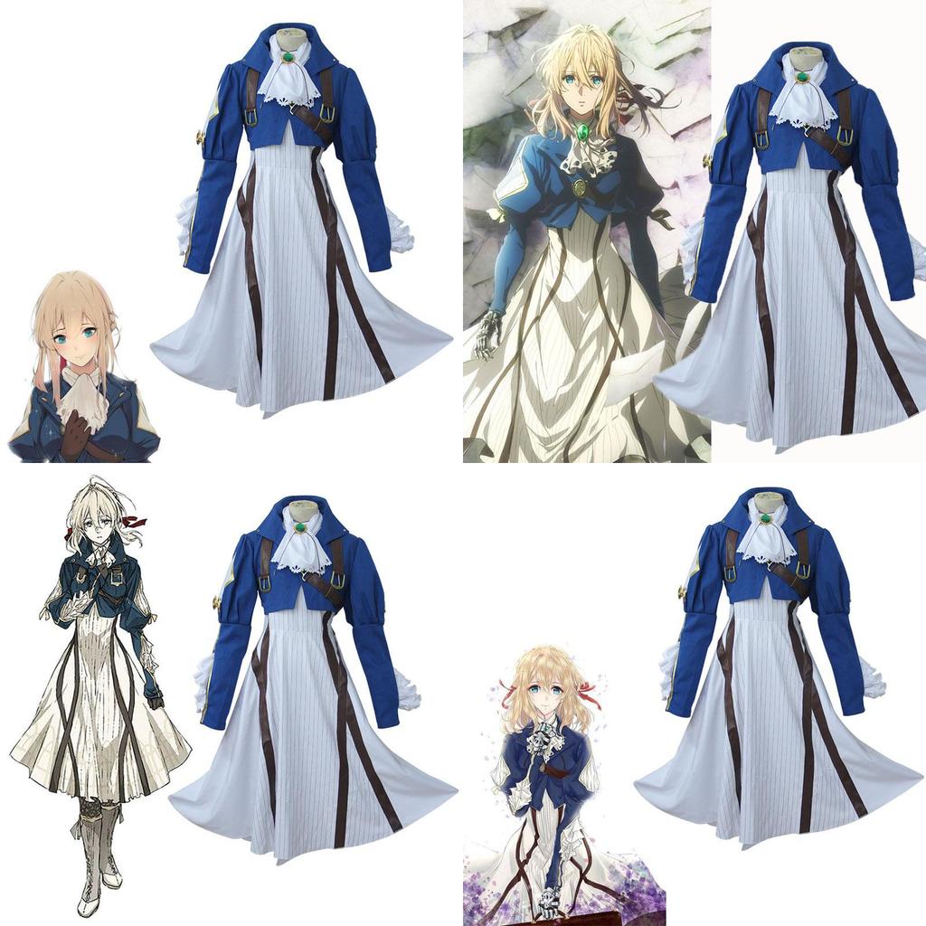 Cosplay Violet Evergarden Costume Auto Memories Doll Outfit Fancy Dress Set