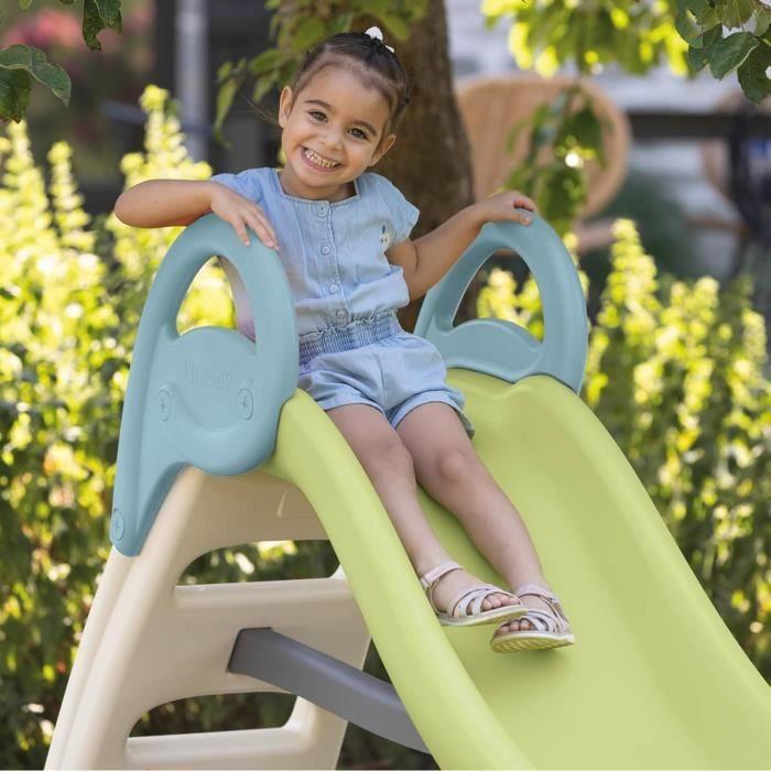 SMOBY Life - Toboggan Funny - Glisse De 2m - Echelle, Marches Antidérapantes - Anti-UV - Matière Recyclé - Dès 2 Ans