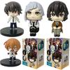 Brinquedos Presente Bungou Stray Dogs Figura de Anime Look Up Nakajima Atsushi Figura de Ação Versão Q Dazai Osamu Figura de PVC Coleção