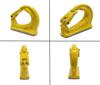 CE and ISO9001 lifting bucket hook for construction welding hydraulic certified, 1-ton machinery, hook, backhoe, excavator, etc.