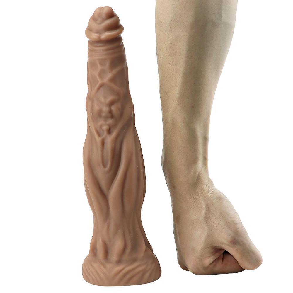 Grandi giocattoli del sesso anale Butt Fantasy Realistico Dildo Massaggio animale per uomini Donne Grandi perle anali Pene in silicone liquido