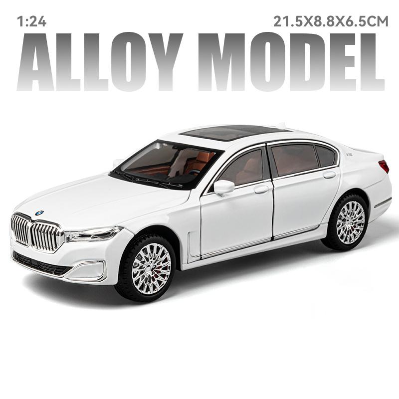 1:24 BMW 760LI 530LI I5M60 Miniature Diecast Toy Car Vehicle Model Home Decoration & Collectibles Hobby Display Ornament Holiday