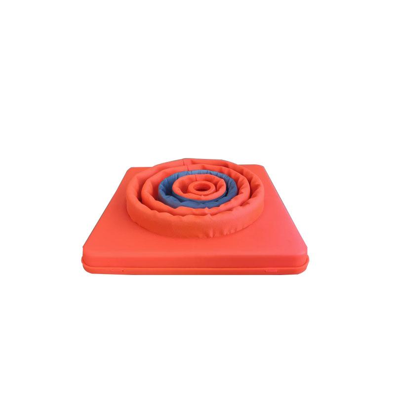 Foldable Cone-Shaped Reflective Barrier with Warning Light for Traffic and Emergencies