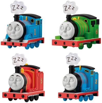 Thomas the Tank Engine Tipos de Corpo Adormecido conjunto Gacha Gacha Cápsula Brinquedo [4 (completo completo)]