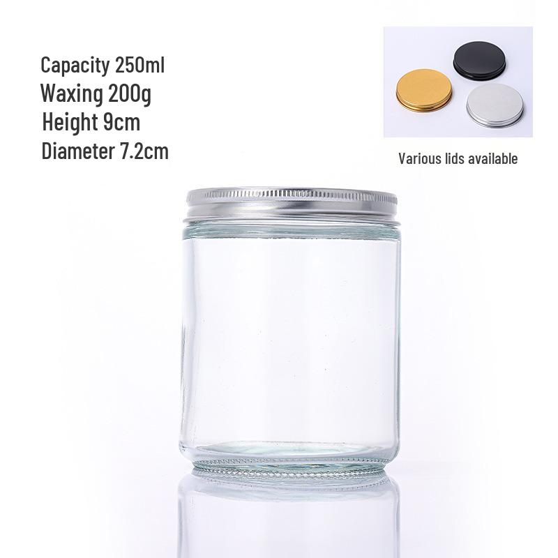 Glass Tea-Colored Aromatherapy Candle Holder and Cup Set