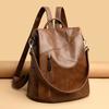 Fashion Backpack Women'S Simple And Easy To Build Large-Capacity Anti-Theft Backpack Leisure Travel Bag