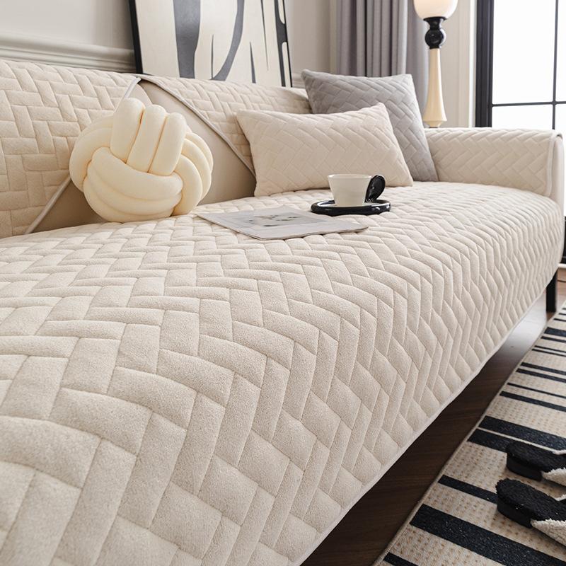 Anti Slip and Simple Sofa Cushion One-piece Laying Sofa Cover Suitable for Autumn and Winter Seasons Wear-resistant and Durable