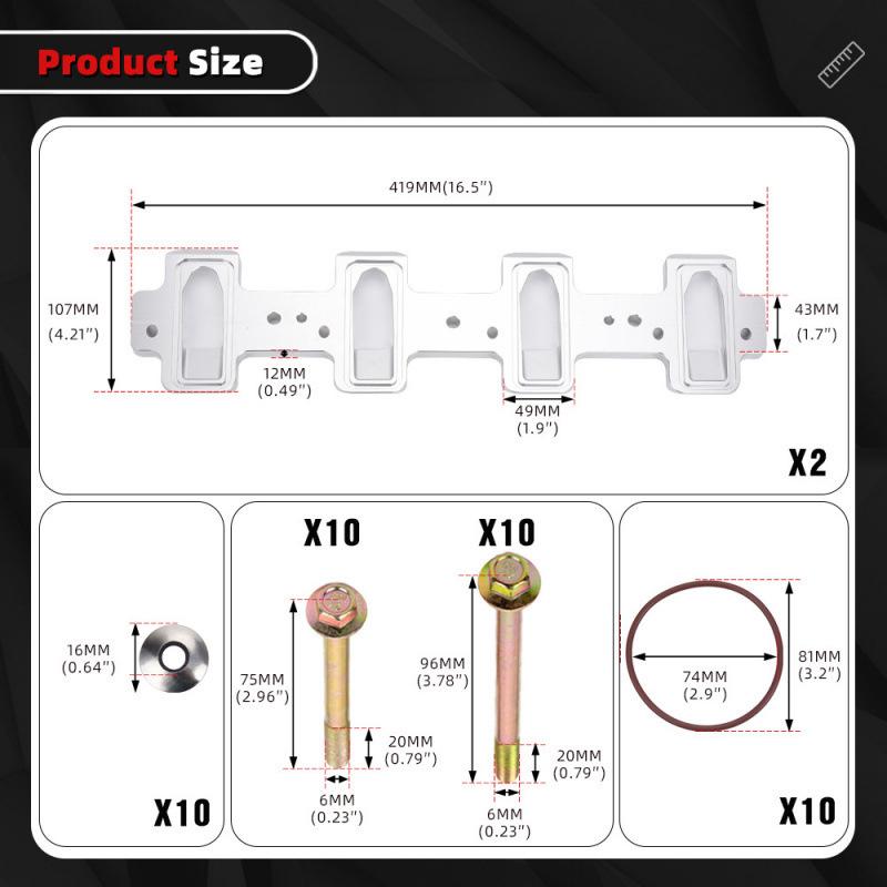 Rectangular Port Intake Manifold Adapter 551316 for LSA/LSX LS